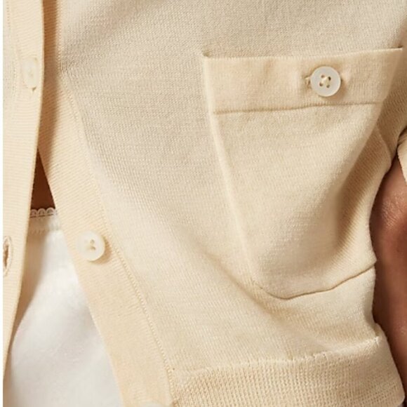 J. Crew Crewneck cardigan in premium ultrafine cotton Size XXS - Picture 3 of 12